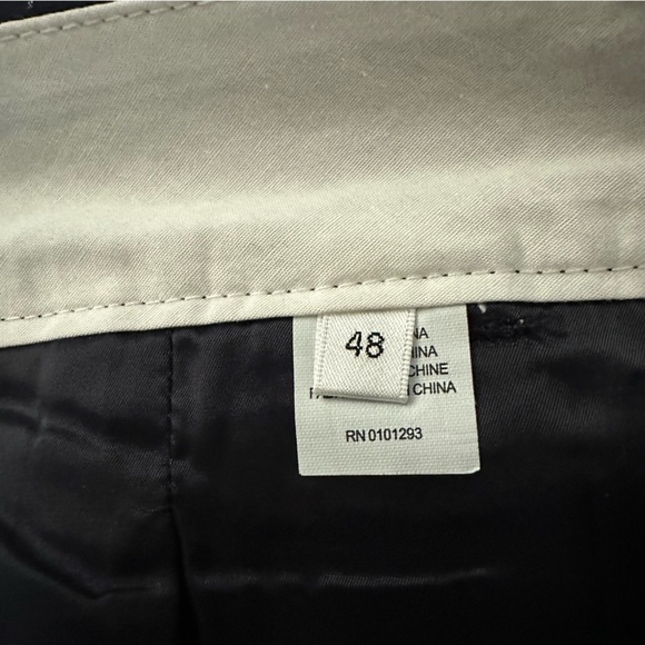 Gant Blue Pinstriped Wool blend pants size 48 - Picture 6 of 11